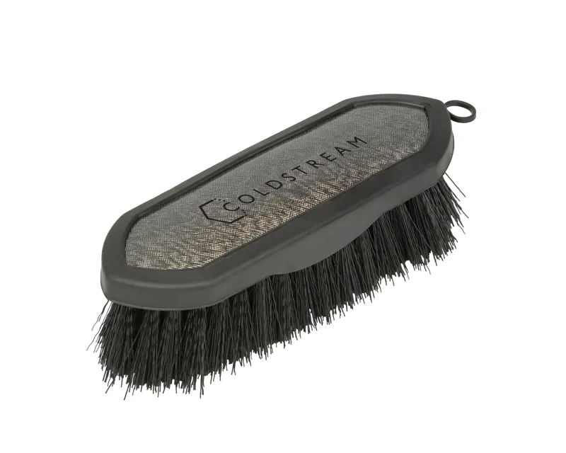Coldstream Shine Dandy Brush - Black/Silver